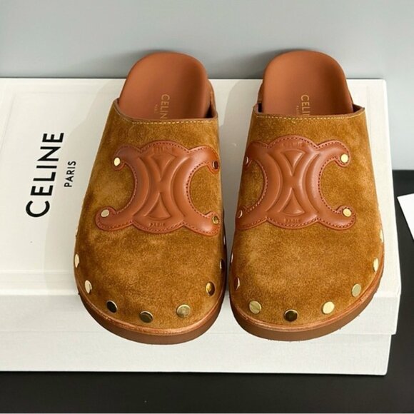 👡Celine Brown Suede Sandals – EU38 - Picture 1 of 6